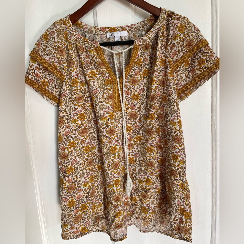 Boho Shirt size Large